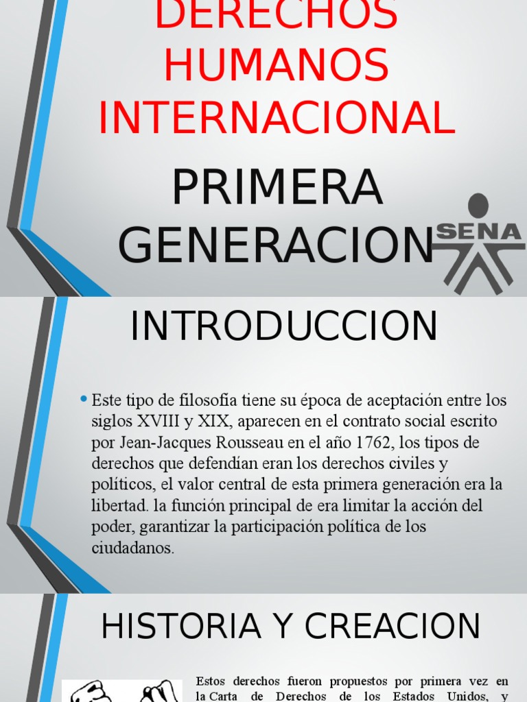 Derechos Humanos Primera Generacion Voltaire Derechos humanos