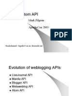 The Atom Api