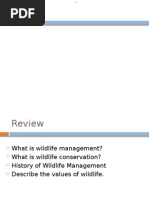 Wildlife Habitat and Carrying Capacity