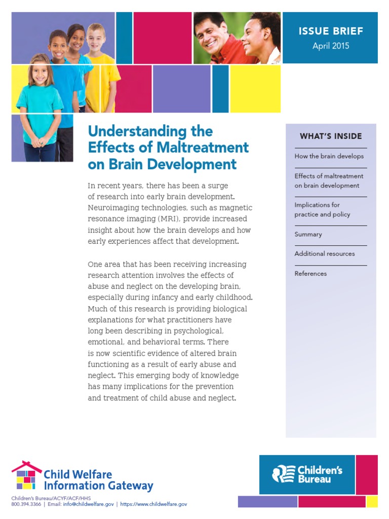 Brain Development | PDF | Child Neglect | Child Abuse