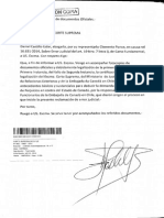 Documentos de José Miguel Insulza Presentados A La Corte Suprema.