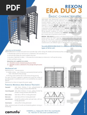 Rexon Era Duo 3 Pdf Access Control Galvanization