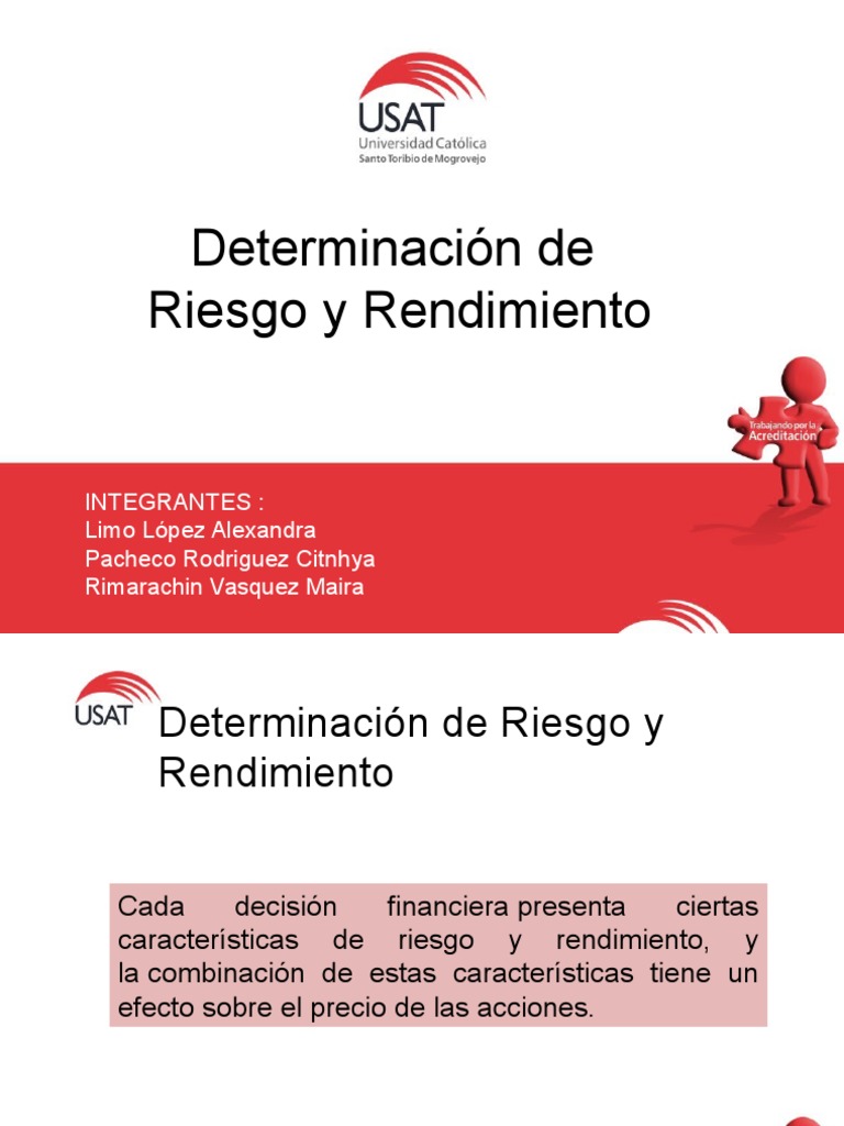 Riesgo y Rendimiento | PDF | Compartir (Finanzas) | Desviación Estándar