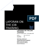 Laporan On The Job Training