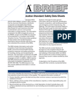 Hazard Communication Standard Safety Data Sheets