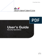 Bizhub C554 Series Security Operations User Manual