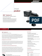 901™ Floor Standing Direct Reflecting™ Speaker System - Brochure