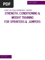 Download Strength Conditioning and Weight Training for Sprinters Jumpers by ervo SN288813000 doc pdf