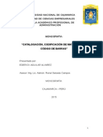 Catalogación de Materiales Logistica