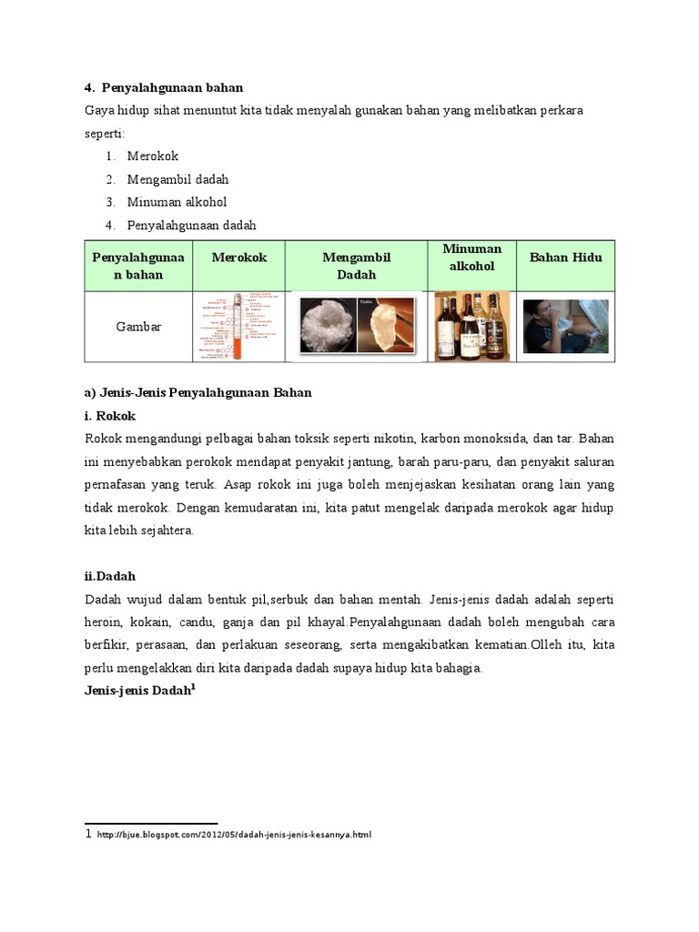 Penyalahgunaan Bahan Pdf