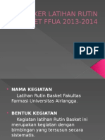 Proker Latihan Rutin Basket Ffua 2013-2014