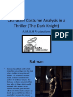 Character Costume Analysis in A Thriller