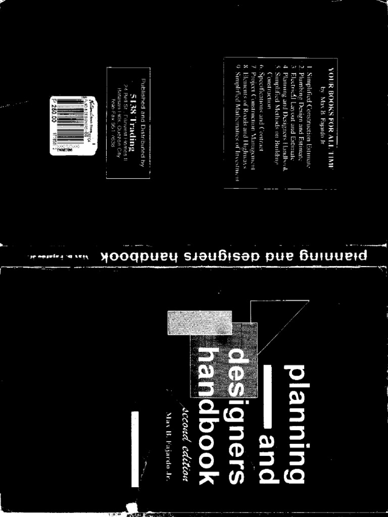 Planning and Designers Handbook PDF Leisure Business