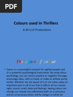 Colours Used in Thrillers