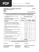 Trial spm maths sarawak 2016 P1