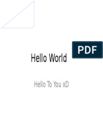 Hello World :D