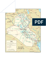 Iraq Mapa Político