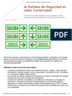 Instalación de Señales de Seguridad en Locales Comerciales