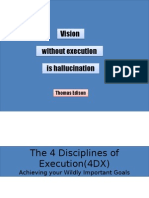 The 4 Disciplines of Execution (4DX)