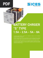 Battery Chrger "S" Type: 1,5A - 2,5A - 5A - 8A