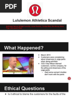 lululemon scandal 