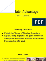Unit 13 - Lesson 2 - Absolute Comparative Advantage 1