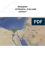 Studyguide Israel and Palestine A Two State Solution?