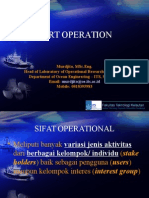 PORT OPERATION PLANNING