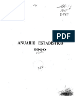 Anuario Estadistico - 1910