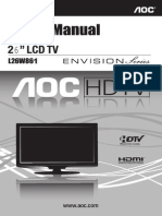 MANUAL TV AOC 26