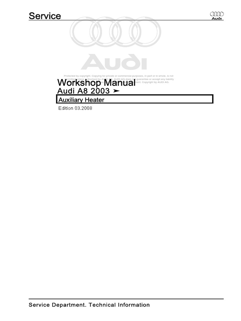 Audi A8 D3 Manual Pdf