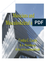 Musicians and Musculoskeletal Injuries