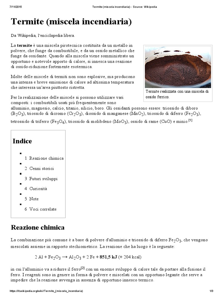 Termite (Miscela Incendiaria)