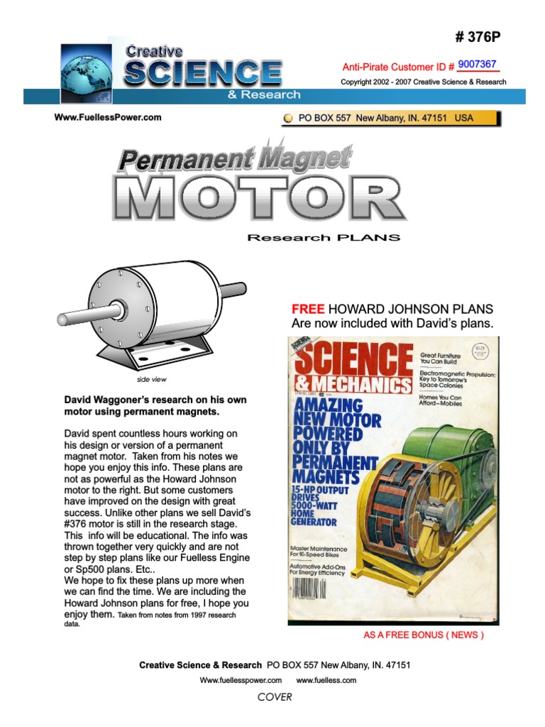 Permanent Motor PDF Electric Motor