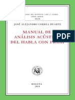 Manual de Análisis Acústico Del Habla Con Praat