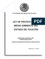 Ley de Proteccion Al Medio Ambiente Del Estado de Yucatan