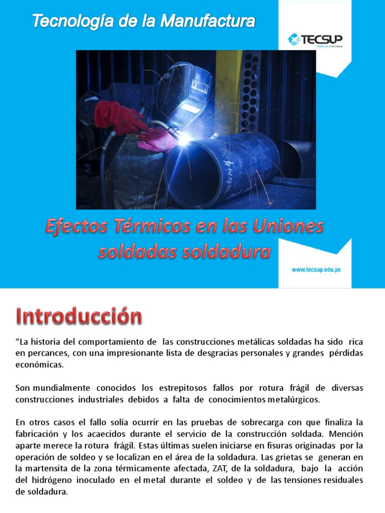 Clase 7 Efectos Térmicos | Soldadura | Química