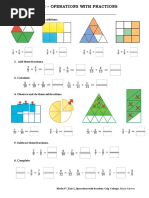 Unit 2 - Operations With Fractions: 1. Observe and Do These Additions