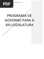 Proposta Programa-Governo do PS
