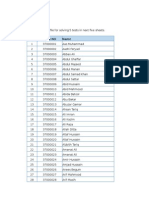 Excel Test 2015