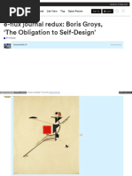 Conversations e Flux Com t e Flux Journal Redux Boris Groys