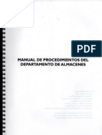 - 001 Manual de Procedimientos Almacenes