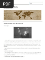 Adoração Como Arma de Libertação Palavras Do (E) Júnior
