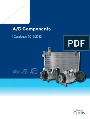 Denso Componentes Aire Acondicionado | Pdf | Electrodoméstico | Tecnología Energética