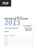 Marketing Principles Gabriel