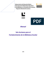 Manual 6 Acciones Para El Fort Del La Bibl Esc