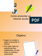 Como Presentar Un Informe e 2ss