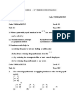 Major Core 12 - Optimization Techniques Ii No