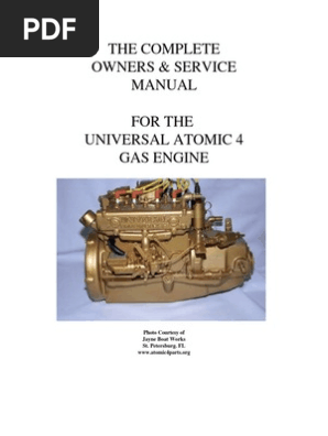 Atomic Four Service Manual Carburetor Throttle