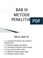 BAB III Skripsi Manajemen Pemasaran: The Presentation.